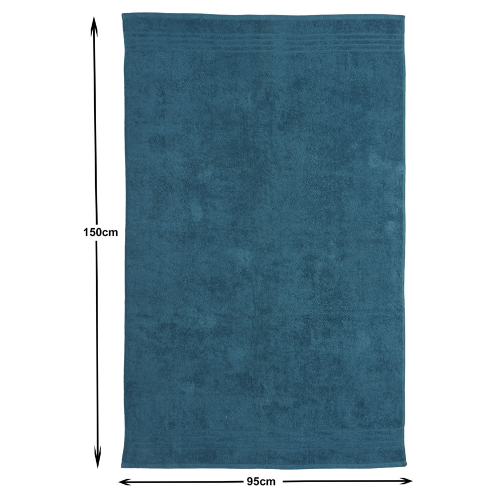 Wilko Teal Towel Bundle Image 6