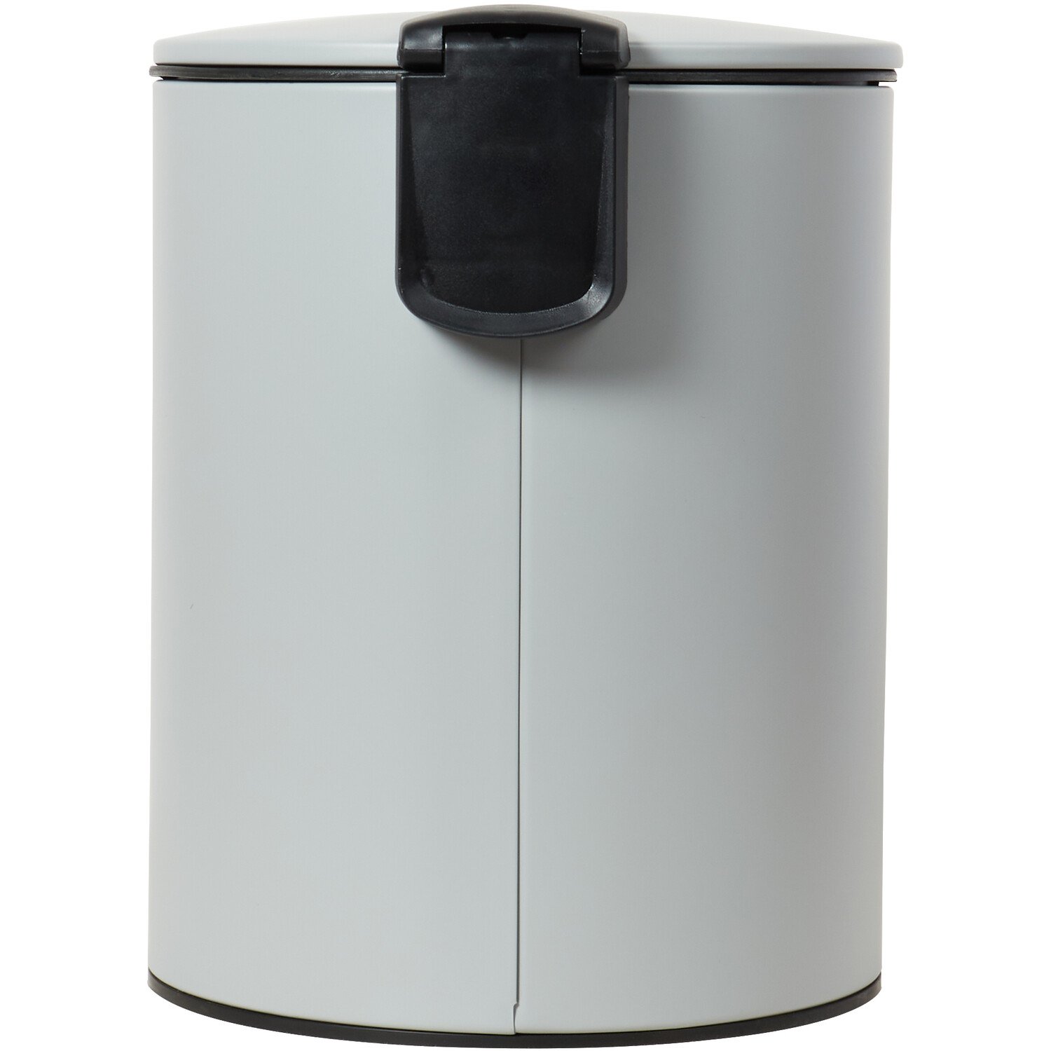 Round Pedal Bin 5L - Grey Image 3