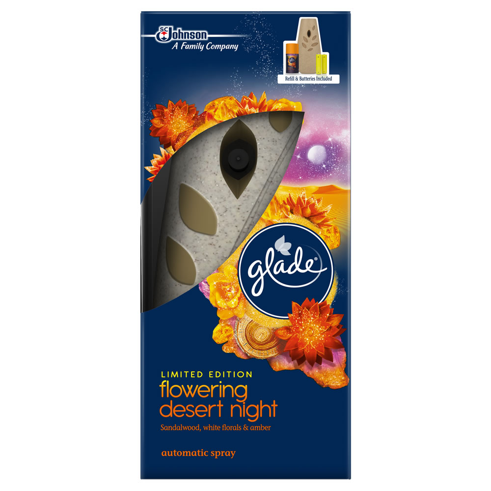 Glade Automatic Spray Air Freshener Limited       Edition Flowering Desert Night 269ml Image