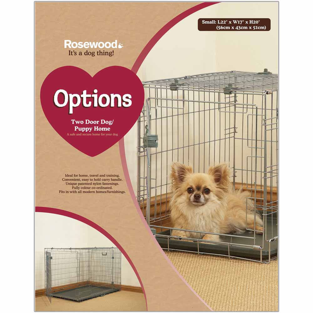 Rosewood Options Two-Door Dog Cage Small Image 1