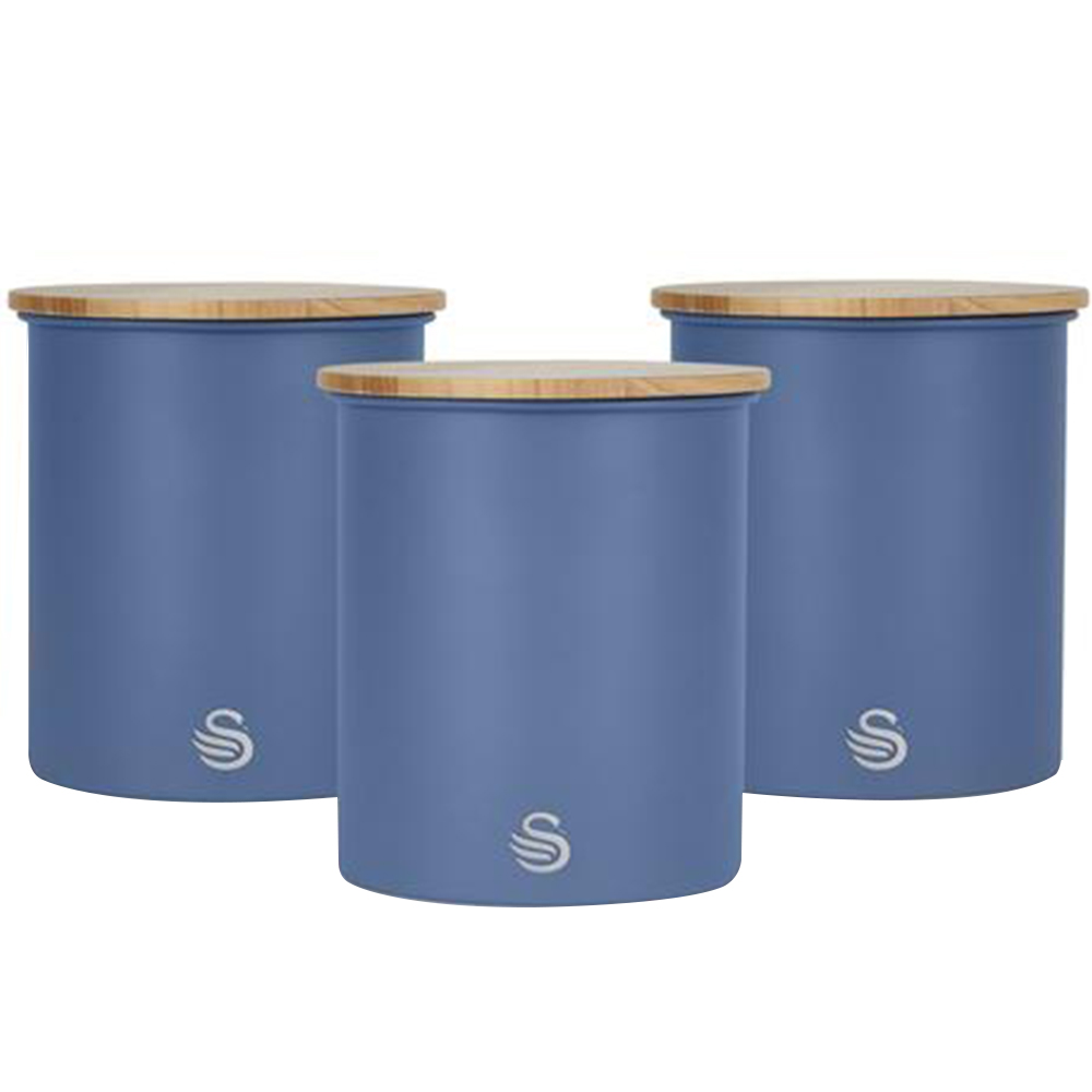 Swan Nordic Blue Canisters 3 Piece Image 1