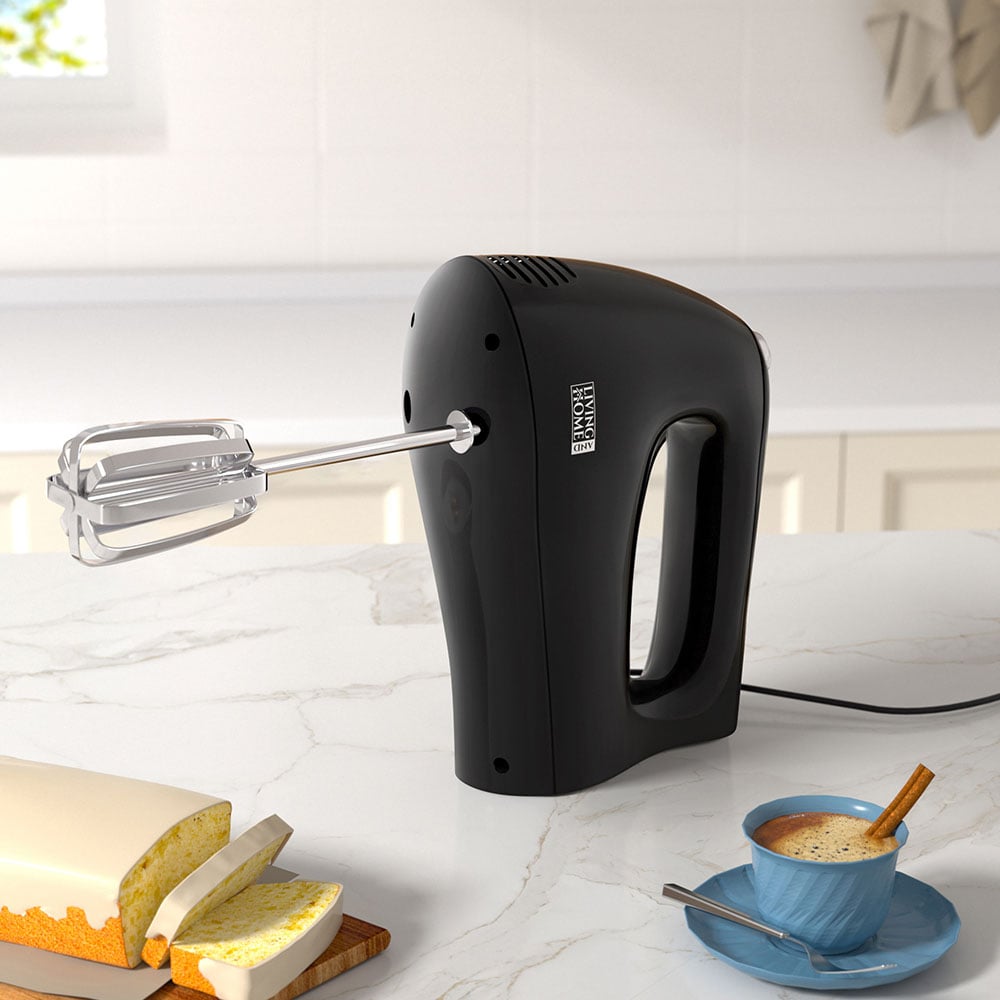 Living and Home AI1386 Black Dual Whisk Multifunctional Handheld Mixer 250W Image 2