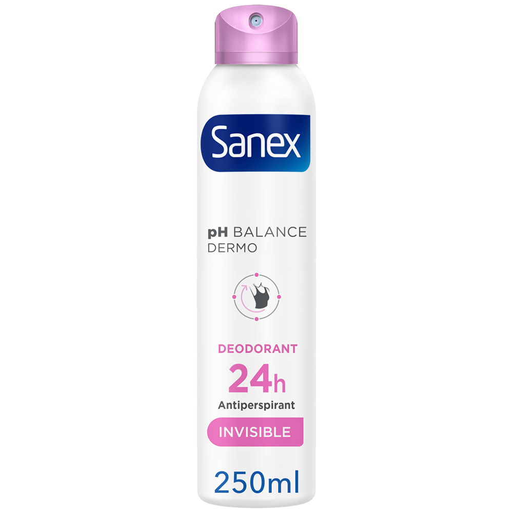 Sanex Dermo Invisible Antiperspirant Deodorant Spray 250ml Image 1