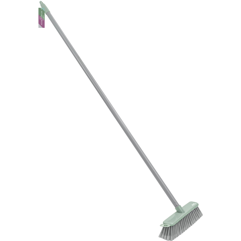 JVL Grey Soft Bristle Angled Sweeping Brush Image 5