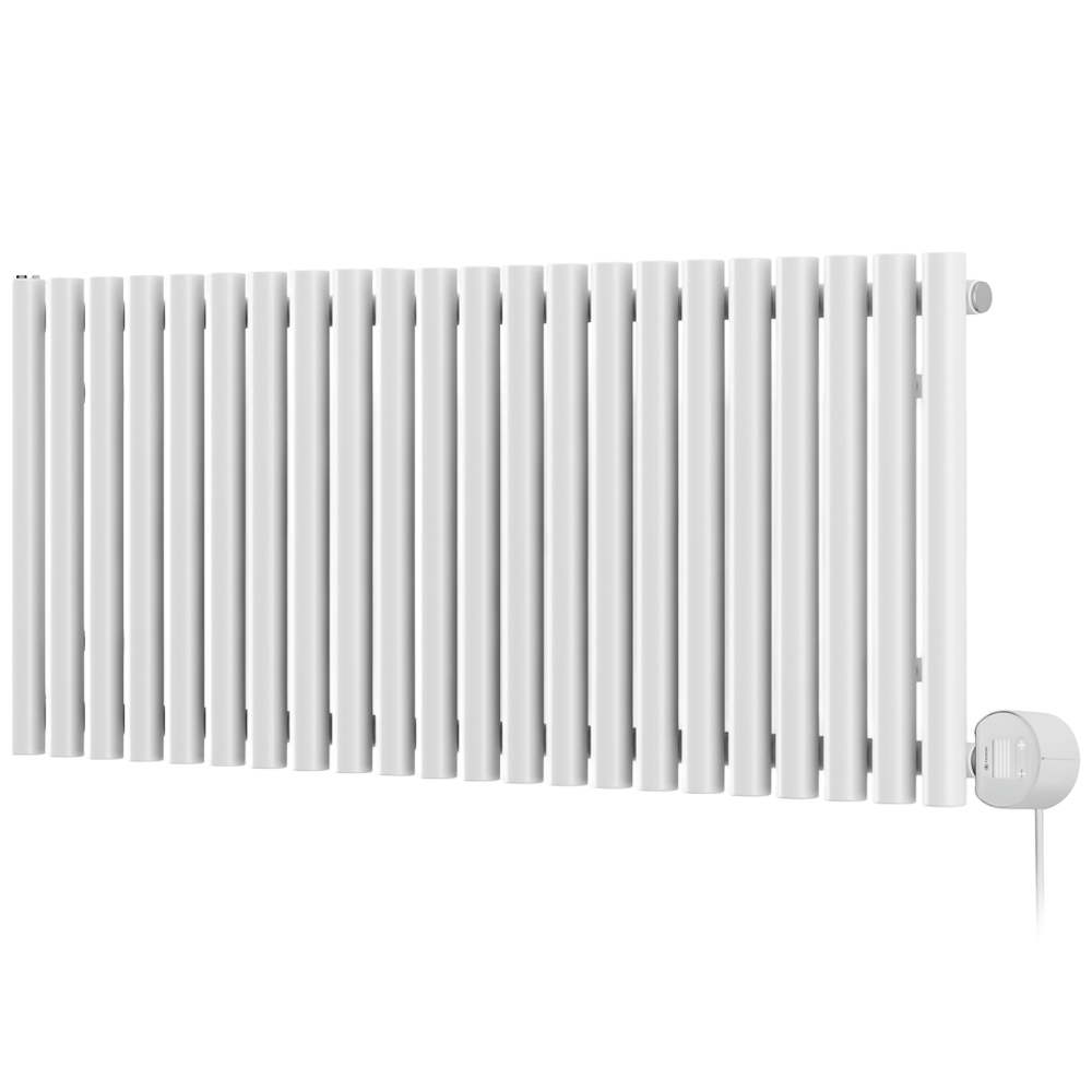 Terma Rolo-Room E Wi-Fi White Electric Radiator 1000W 580 x 1195mm Image 1