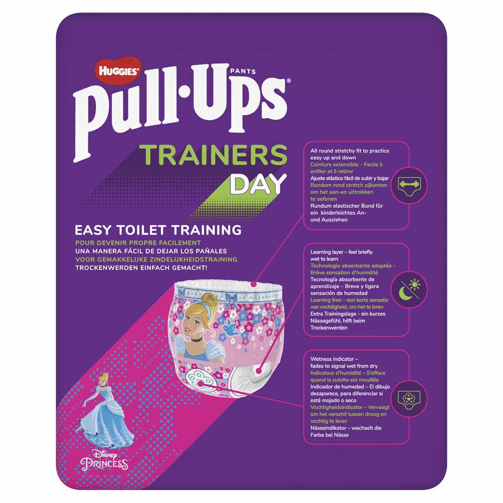 Huggies Pull Ups Trainers Pink 2 to 4 Years Image 3