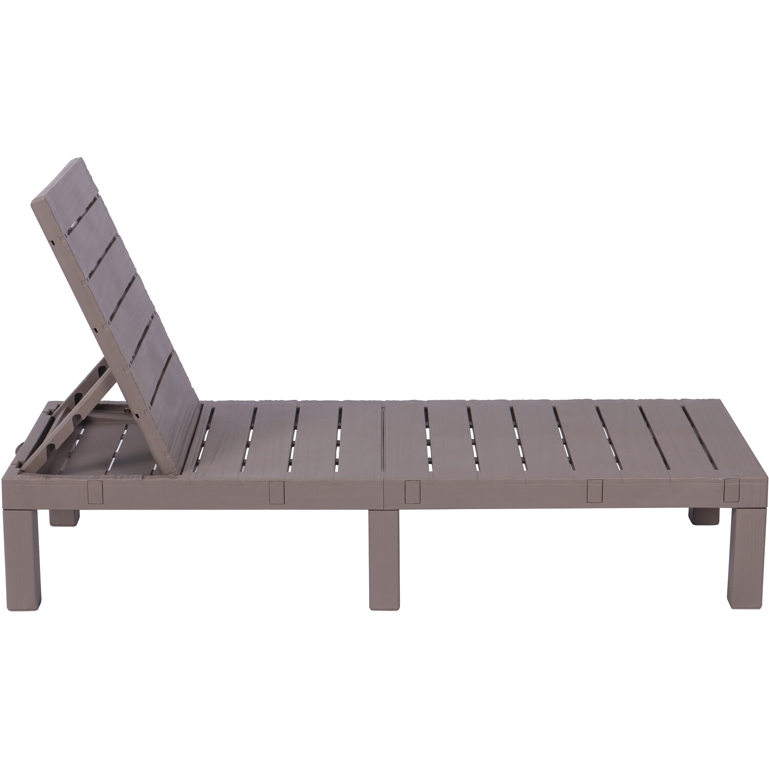 Orlando Sun Lounger Brown Image 9
