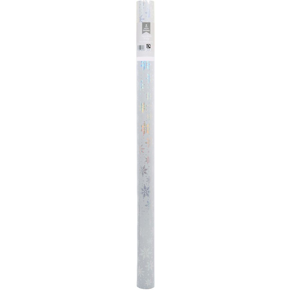 Luxury Iridescent Snowflake Gift Wrapper Image 8