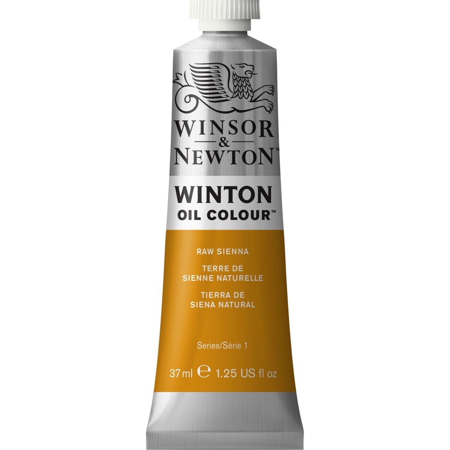 Winsor and Newton 37ml Winton Oil Colours - Raw Sienna Image 1