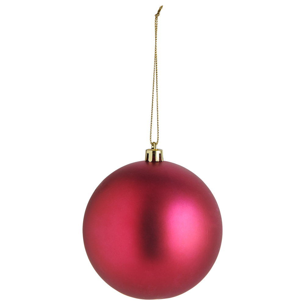Wilko 100mm Majestic Baubles 7 Pack Image 6