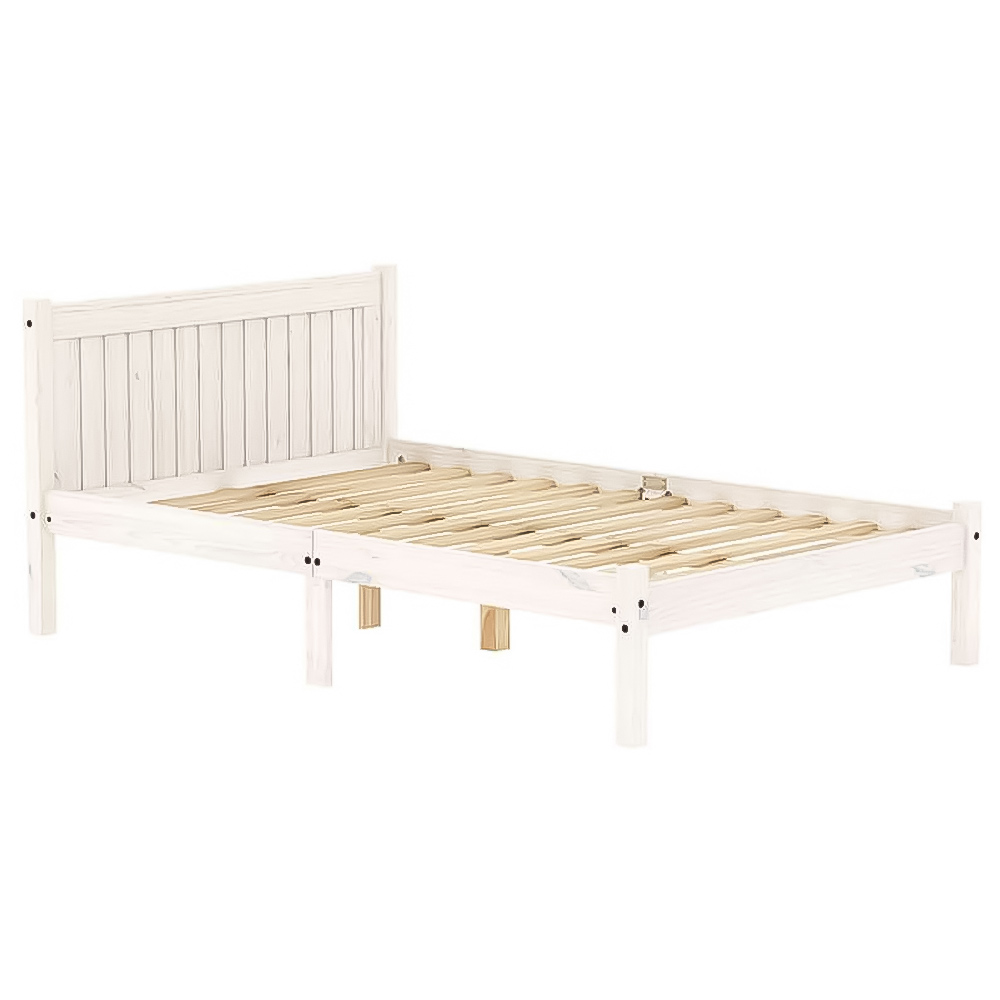 Rio Small Double White Bed Image 2