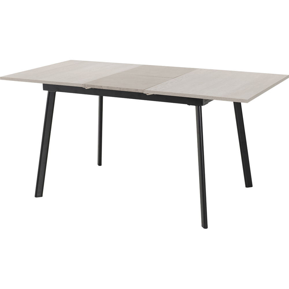 Seconique Avery 4 Seater Extending Dining Set Concrete and Emerald Green Image 4