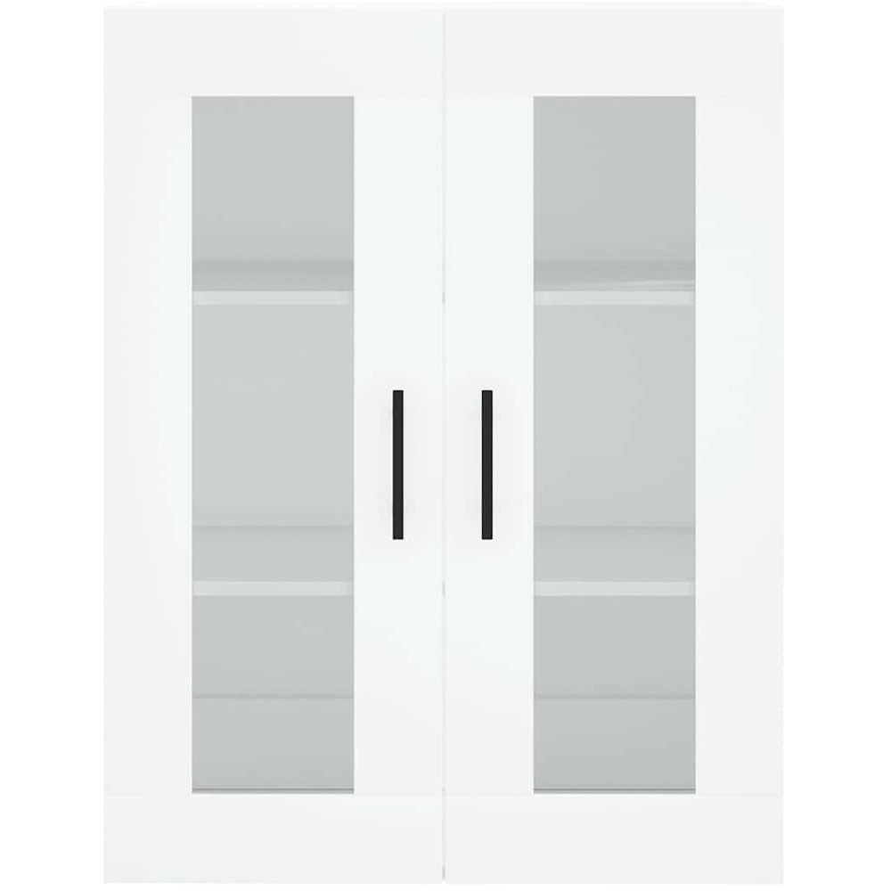 vidaXL 2 Door 3 Shelf White Wall Mounted Cabinet Image 7