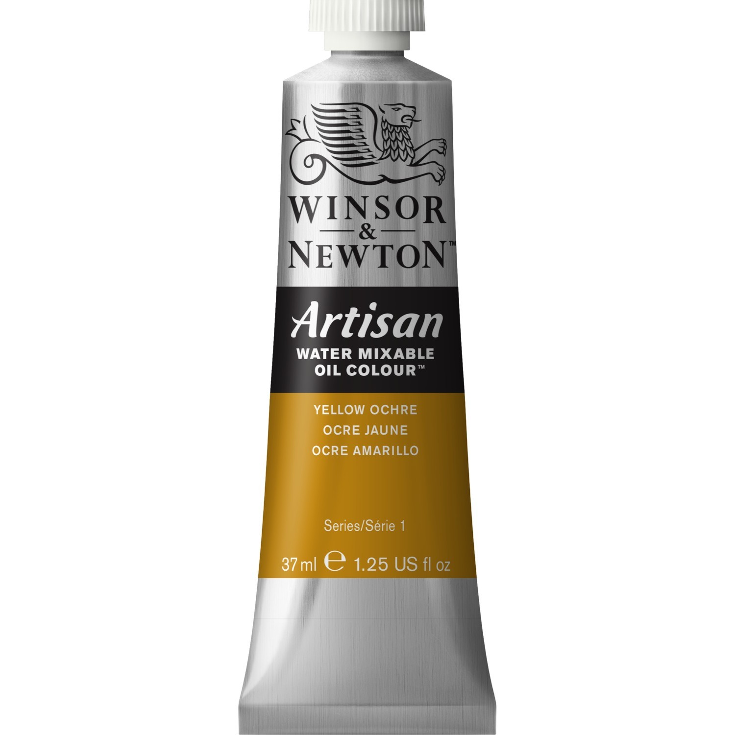 Winsor and Newton 37ml Artisan Mixable Oil Paint - Yellow Ochre Image 1