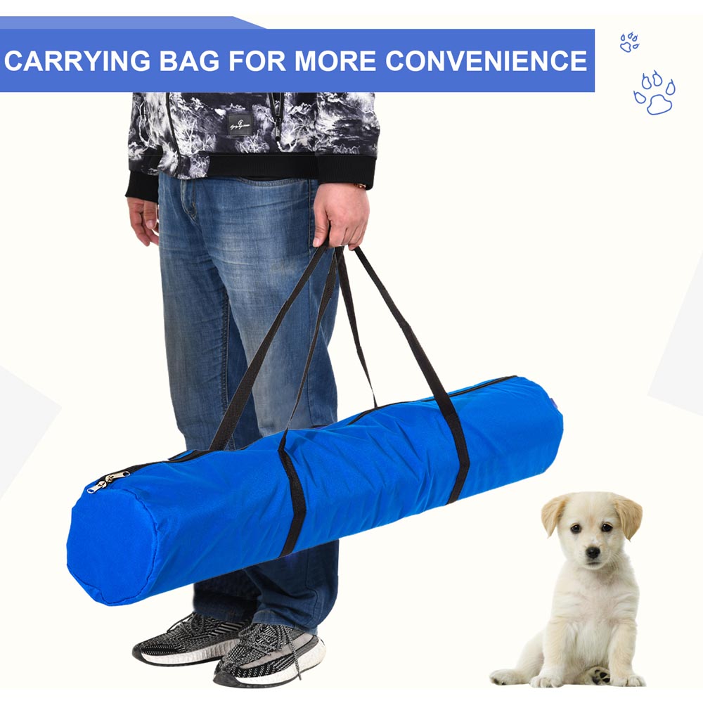 PawHut Red and Blue Pet Agility Training Equipment Image 4