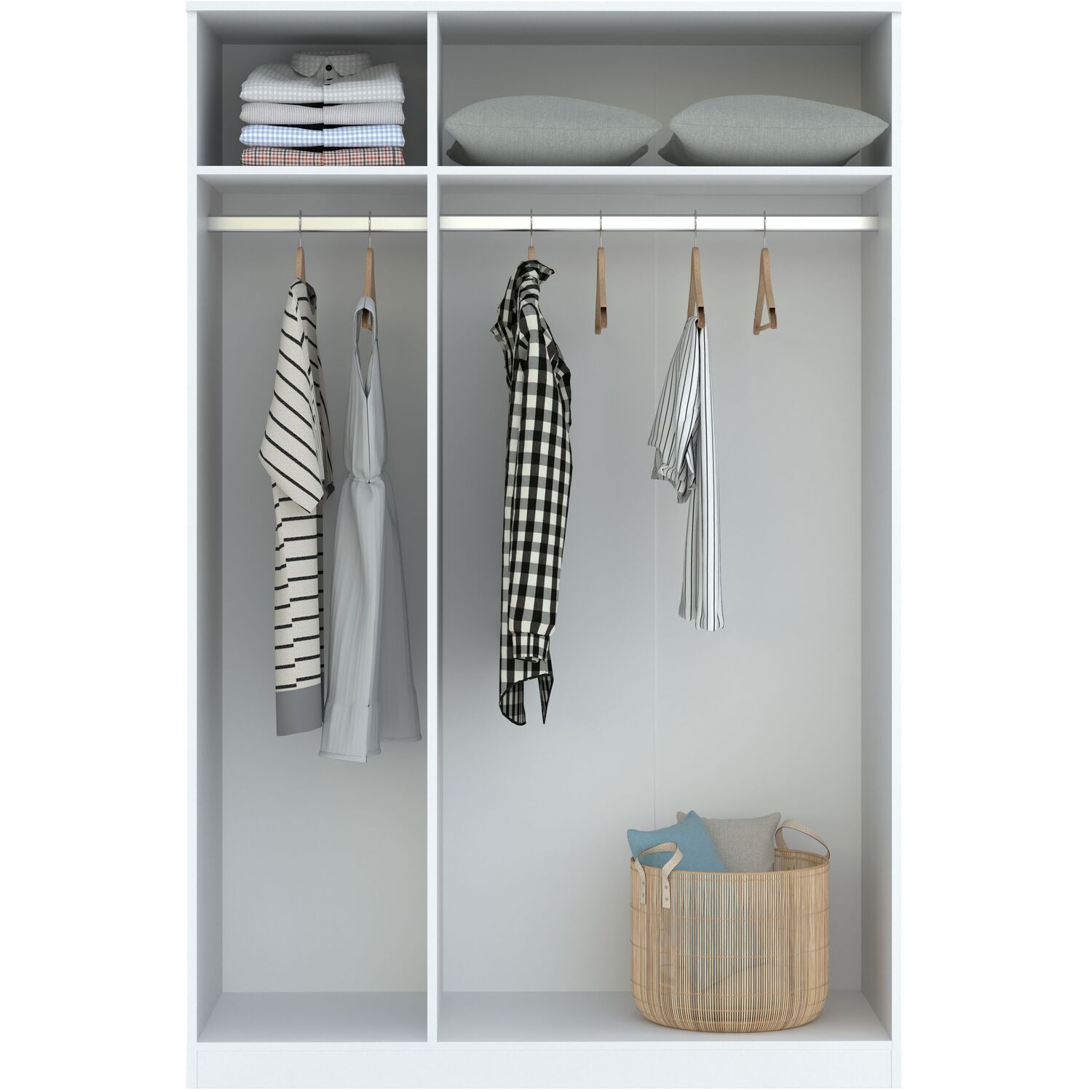Finley 3 Door Mirrored Wardrobe Image 4