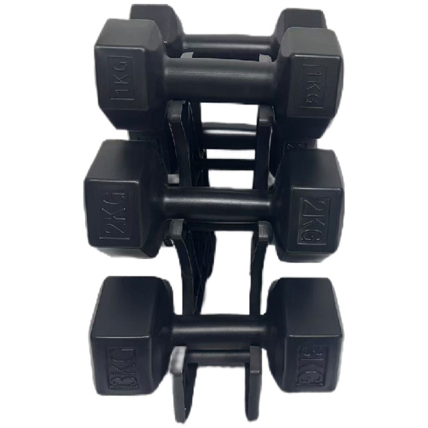 Set of 6 Weights Black Image 2