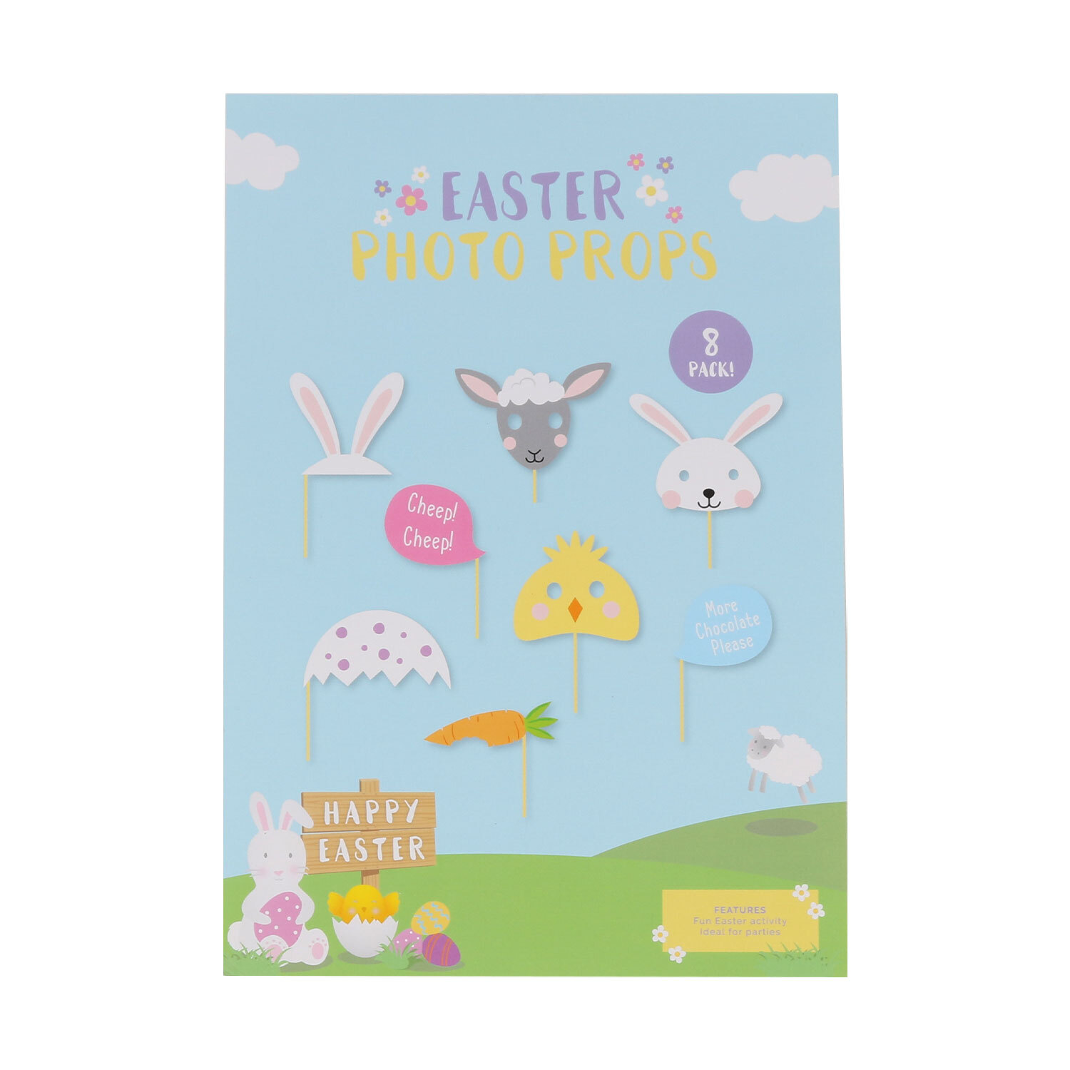 Pack of Eight Easter Photo Props Image