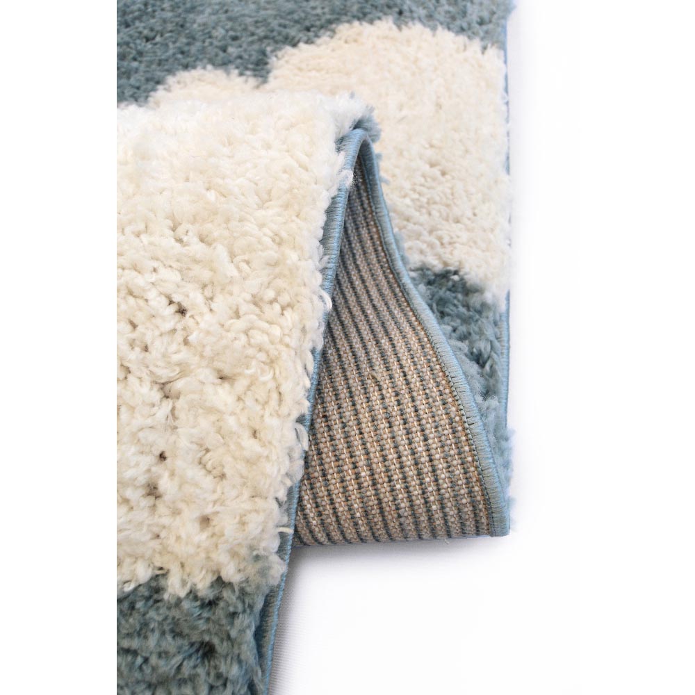 Homemaker Blue Snug Cloud Shaggy Rug 100 x 150cm Image 3