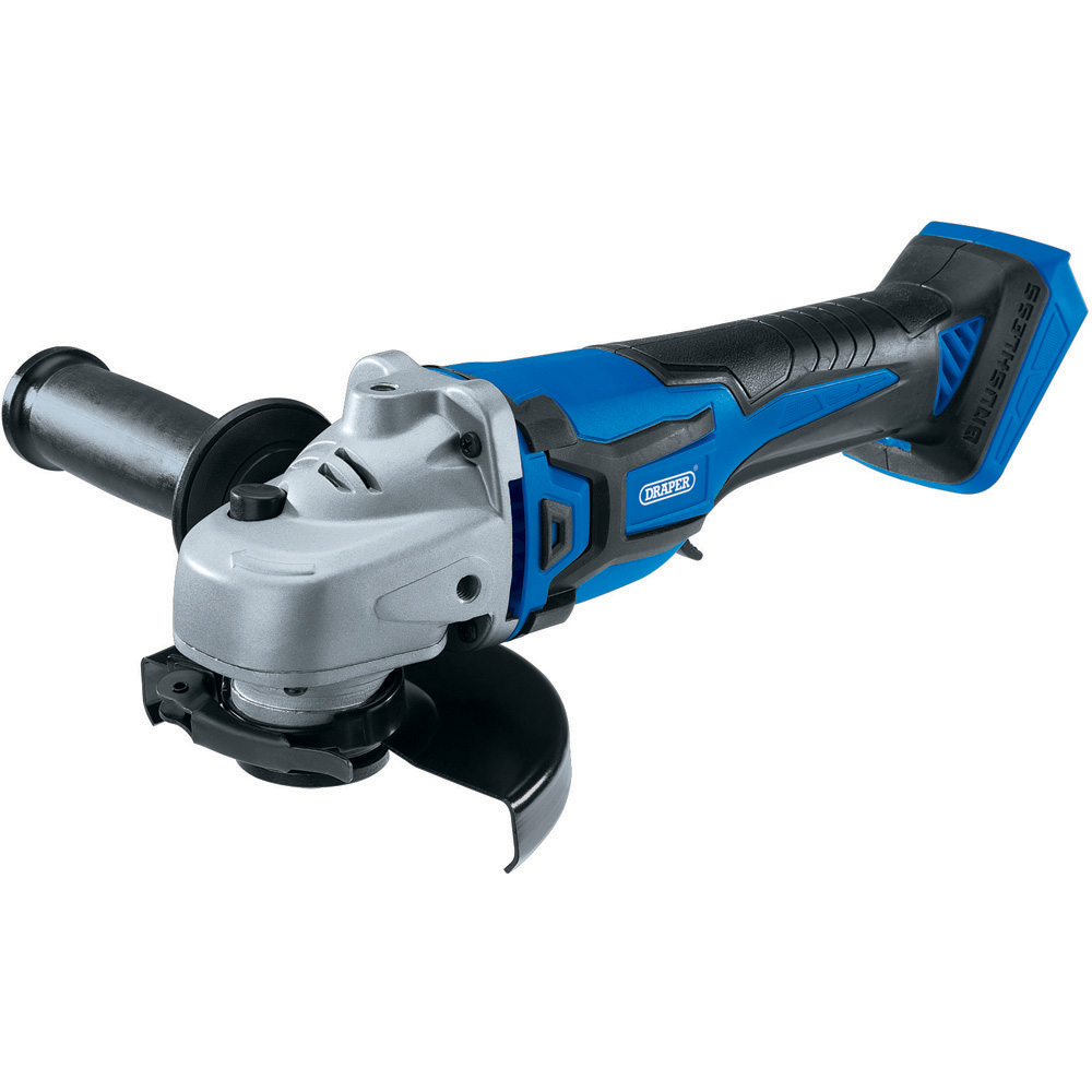 Draper D20 20V Cordless Angle Grinder 115mm Bare Unit Image 1