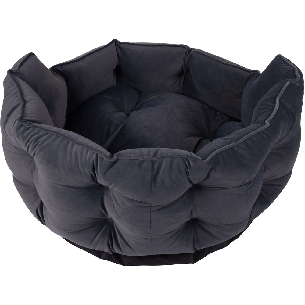 Bunty Monarch Medium Dark Grey Dog Bed Image 4