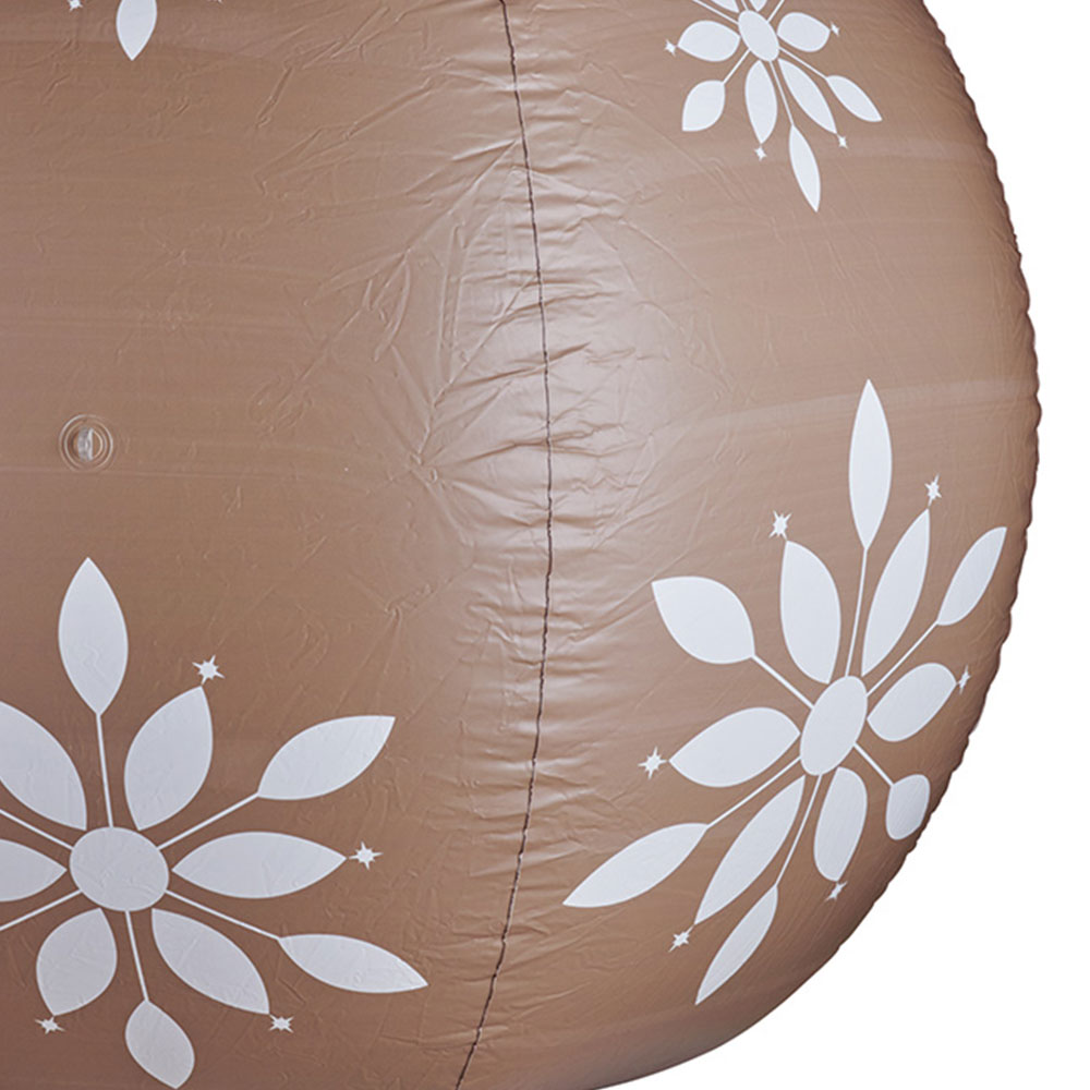 Wilko 120cm Inflatable Bauble Champagne Image 5