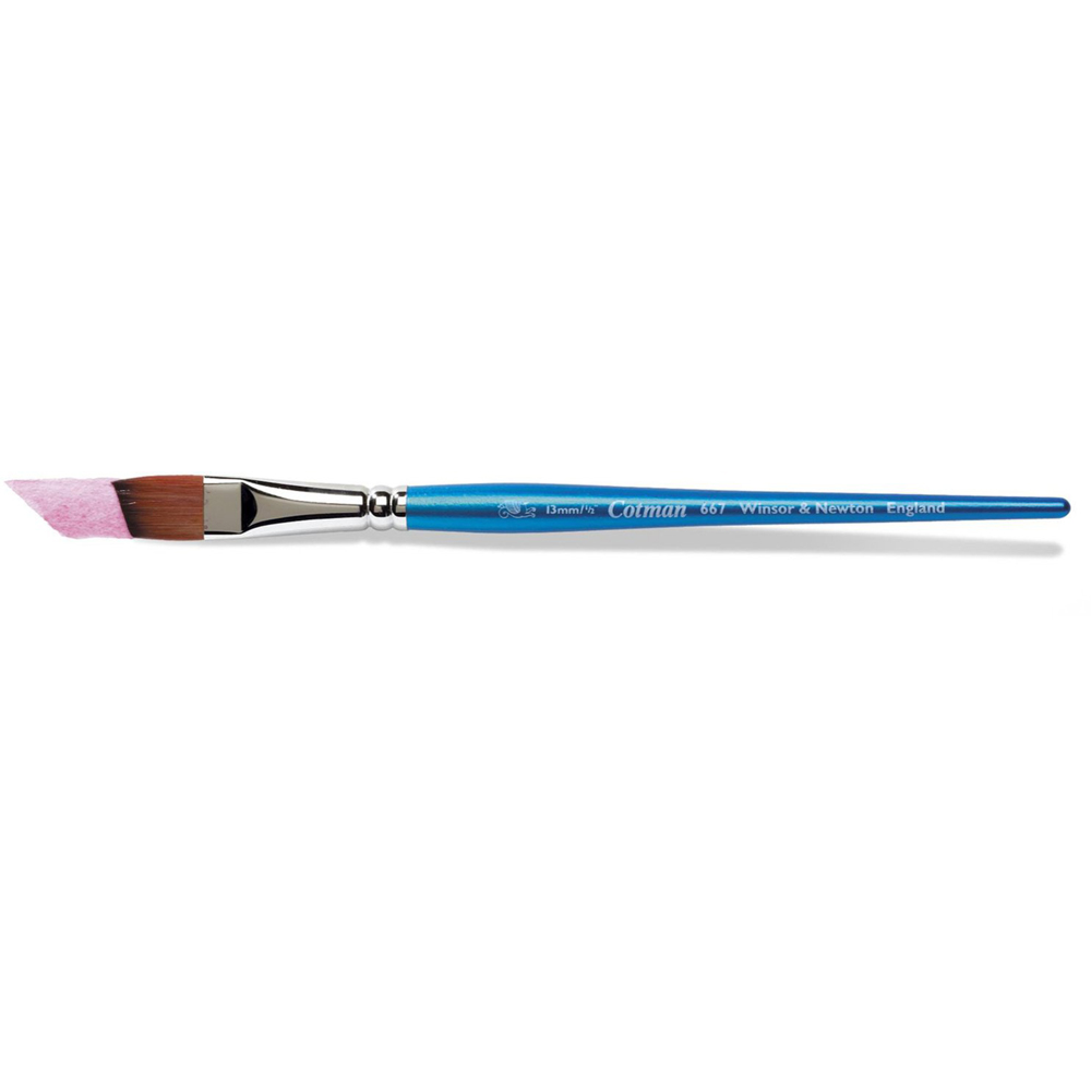 Winsor and Newton Cotman Watercolour Series 667 Angled Brushes - 3/8 Image 2