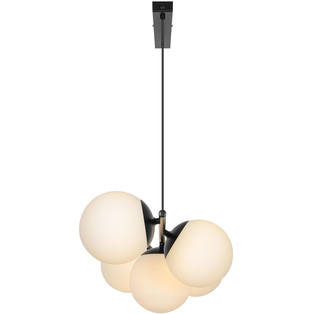 Nordlux Lilly 5-Spot Black Pendant Light Image 3