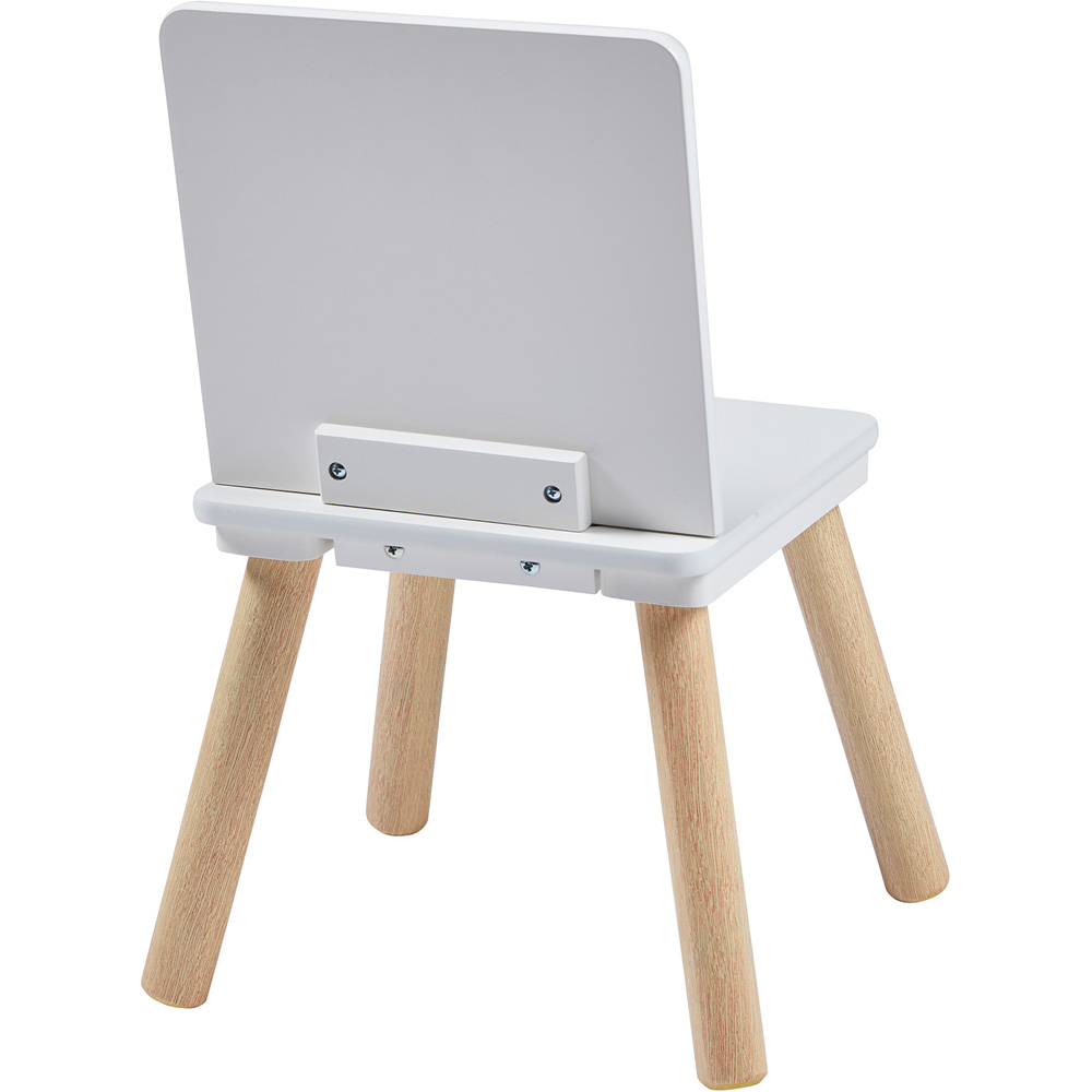 Liberty House Toys Kids White and Pinewood Chair Set of 2 Image 3
