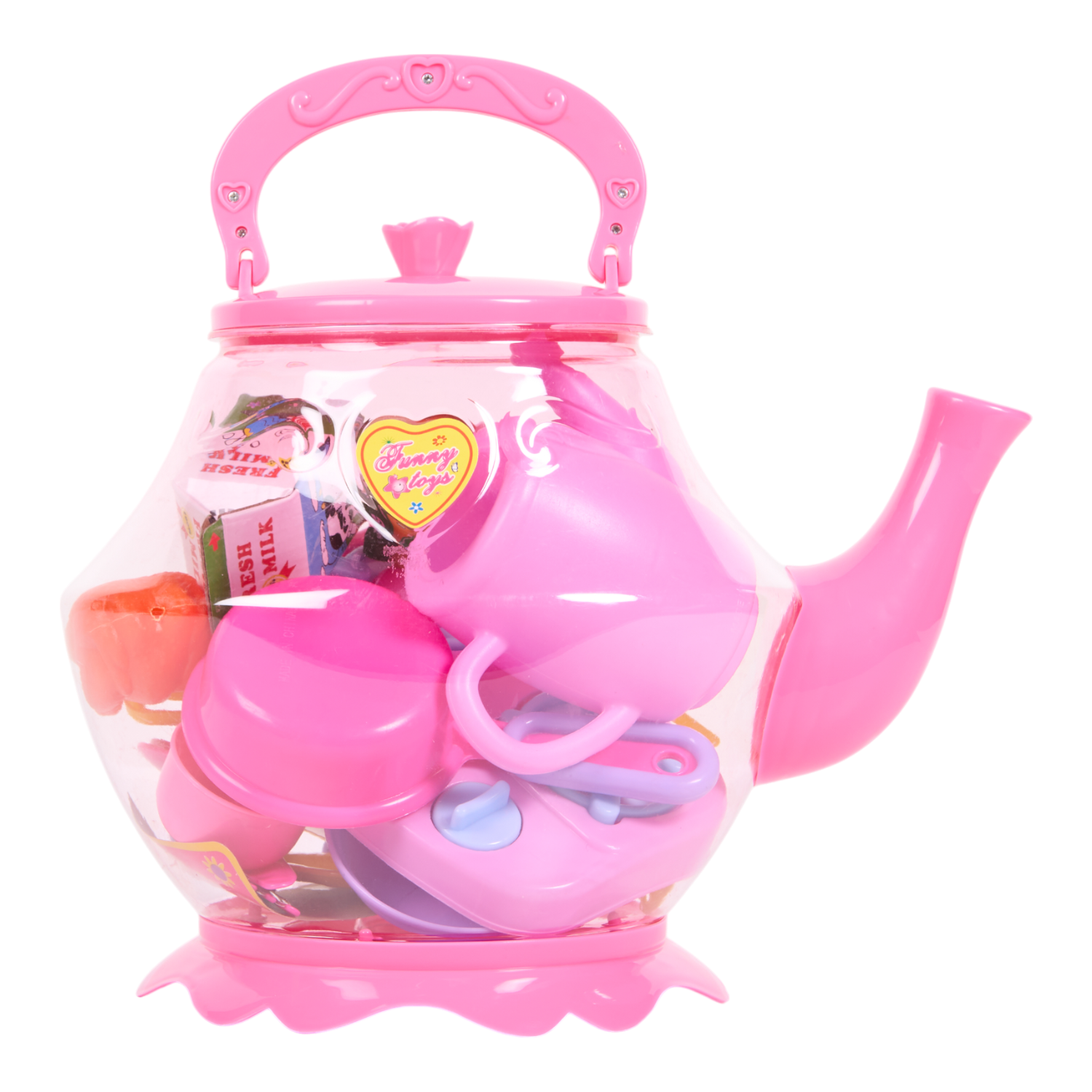 Tea Pot Playset Pink Image 2