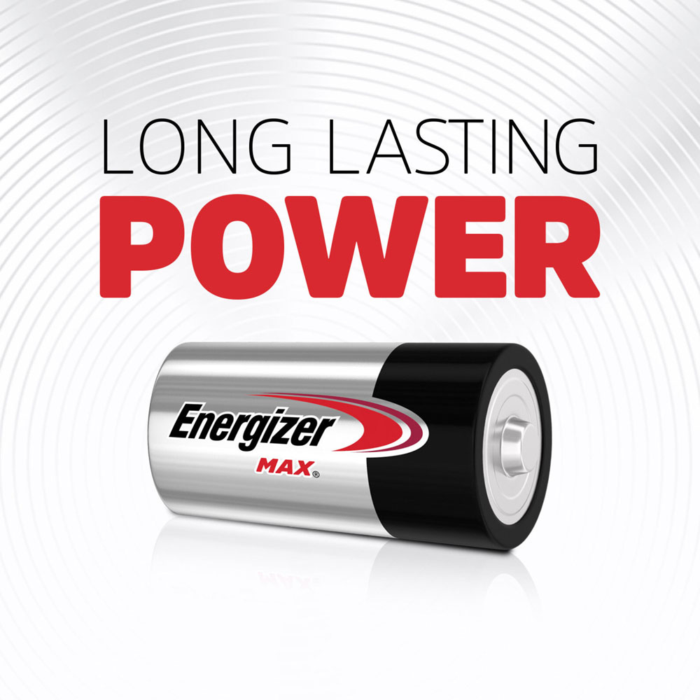 Energizer Max C Alkaline Batteries 4 Pack Image 3