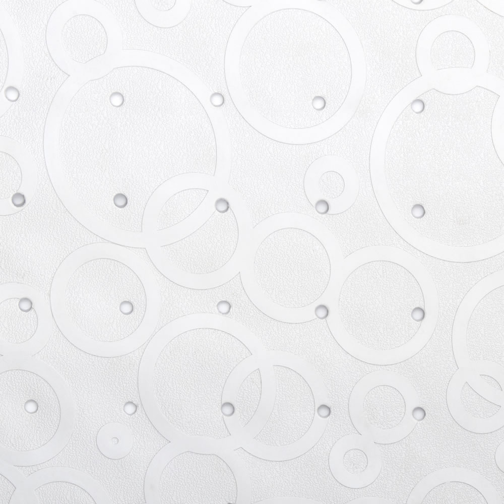 Wilko Rubber White Bath Mat Image 2