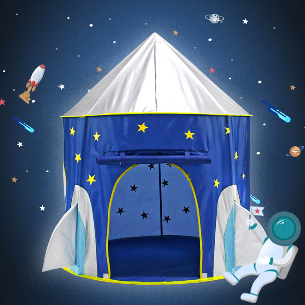 Living and Home Spaceship Home Kids Playhouse Tent Image 2