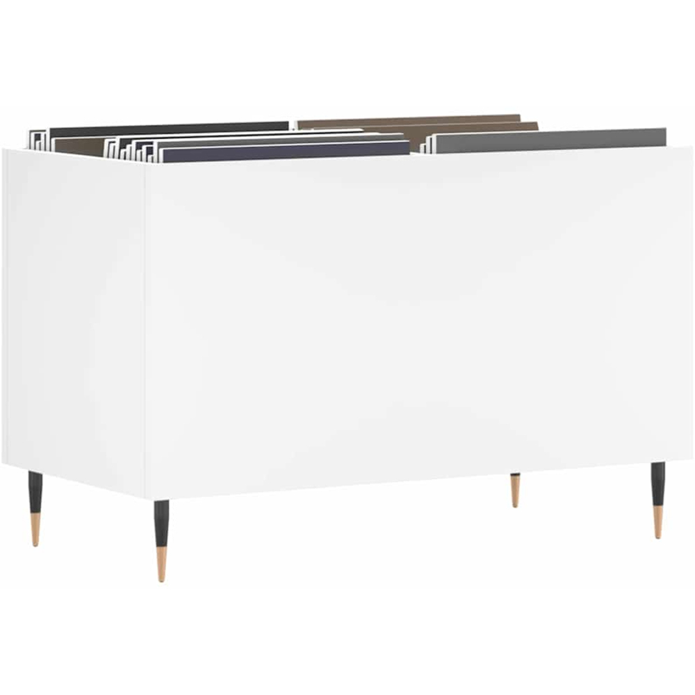 vidaXL White Record Cabinet Image 3