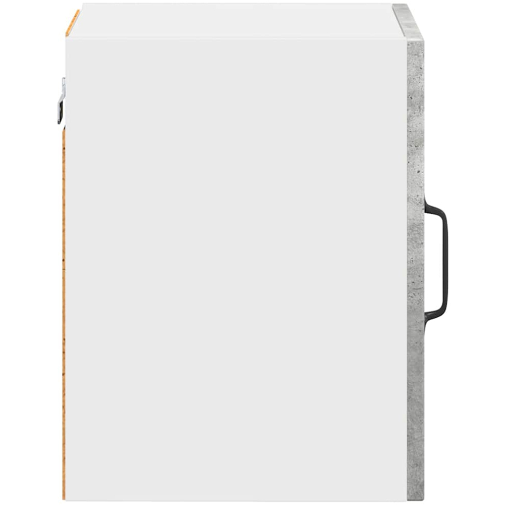 vidaXL Kalmar Single Door Concrete Grey Wall Mounted Kitchen Cabinet Set of 2 Image 7