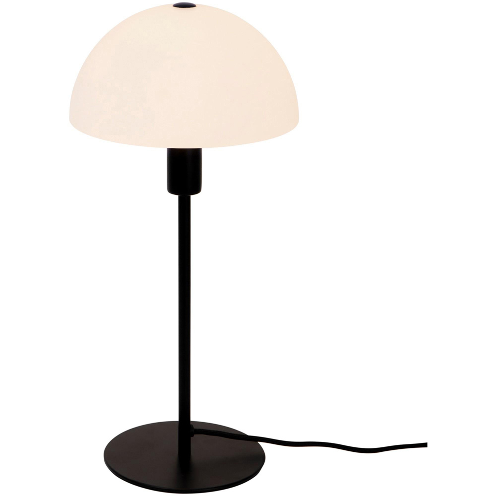 Nordlux Ellen 20 E14 Opal Black Table Lamp Image 4