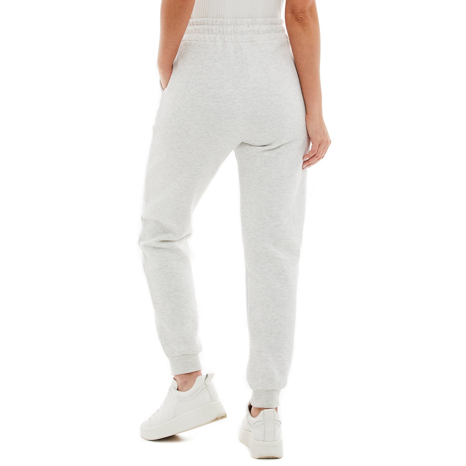 Lilibet Printed Cream Marl Jogging Pants - Cream / 18 Image 1