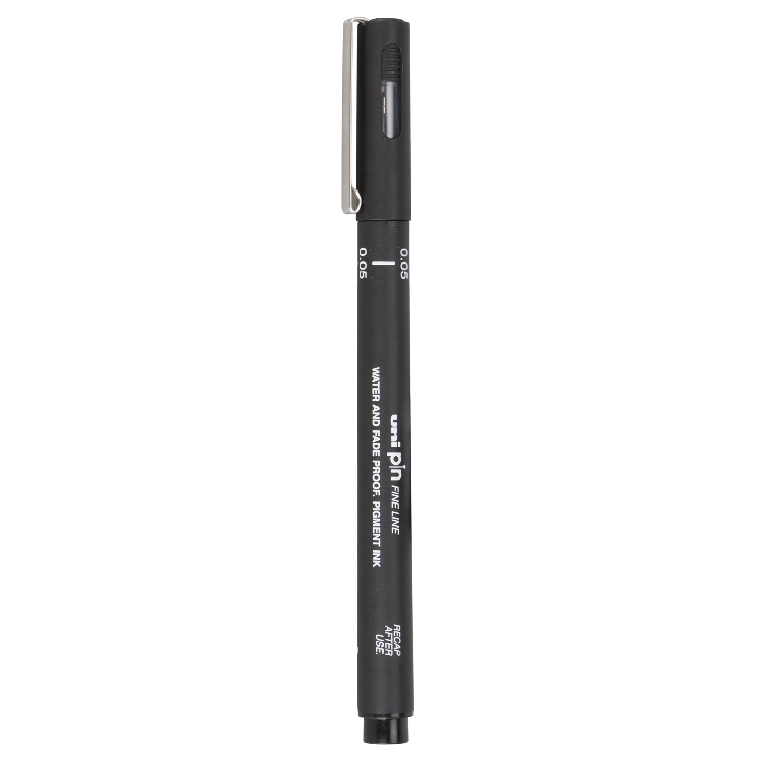 Uniball Pin Black Fine Liner Drawing Pen 0.5mm Image 1