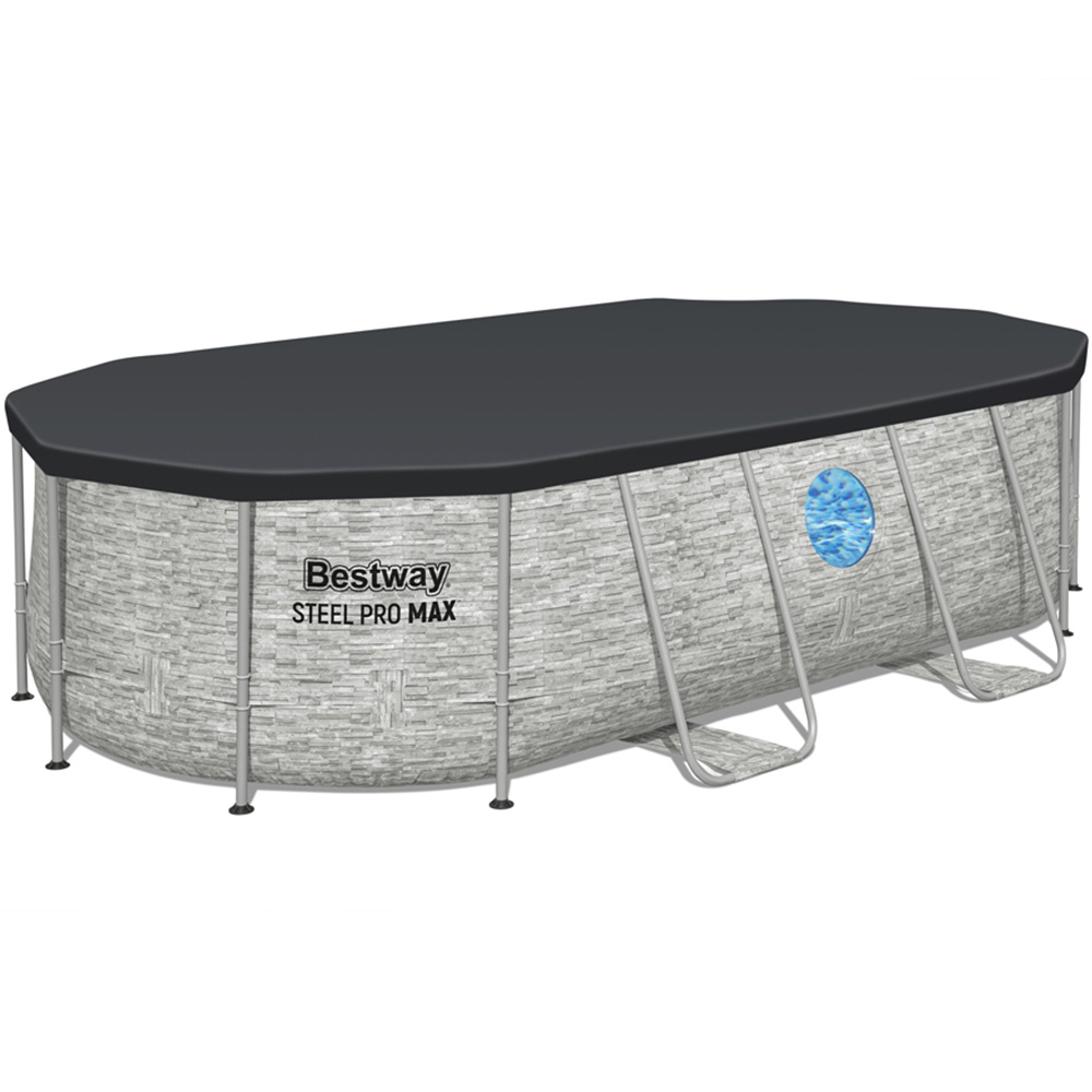 Bestway Splashview Oval Pool Set 14 x 8.2ft x 39.5 inch Image 4
