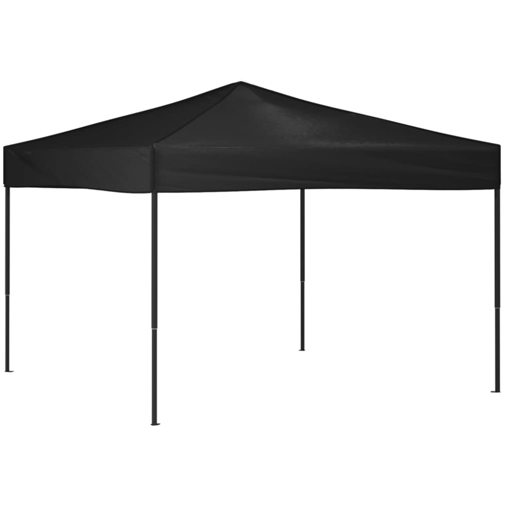 vidaXL 3 x 3m Black Foldable Party Tent Image 2