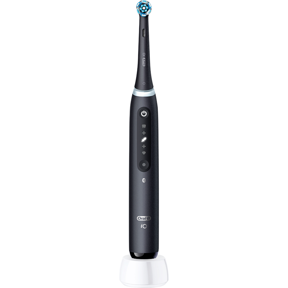 Oral-B iO5 Series Matt Black Smart Pressure Sensor Rechargeable Electric Toothbrush Image 3