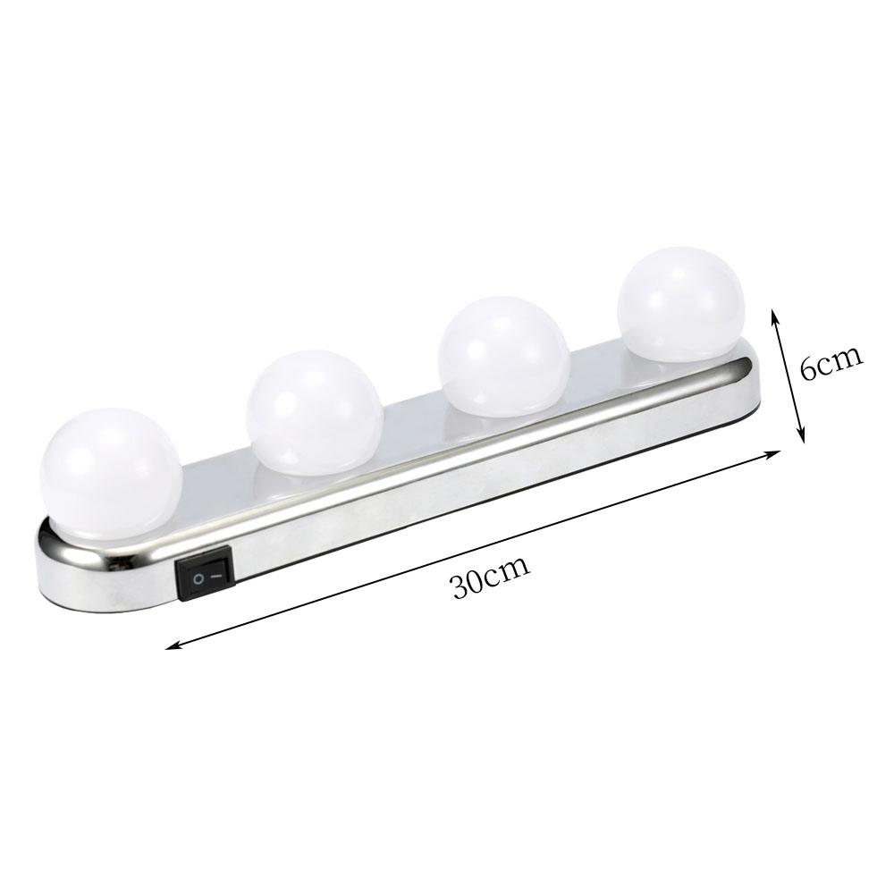 LED Make-Up Mirror Lights White 4 Pack Image 7