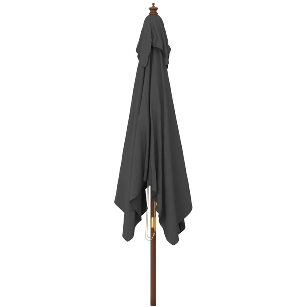 vidaXL Anthracite Garden Parasol 2.7 x 3m Image 3