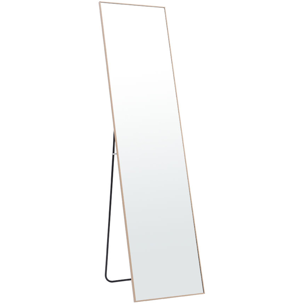 Living and Home Gold Frame Modern Full Length Mirror 37 x 147cm Image 1