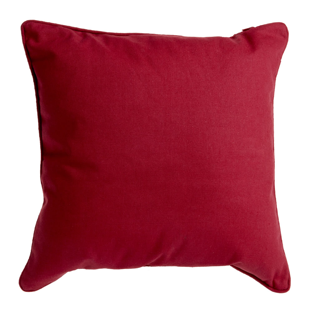 Wilko Red and Navy Tiles Cushion 43 x 43cm Image 2