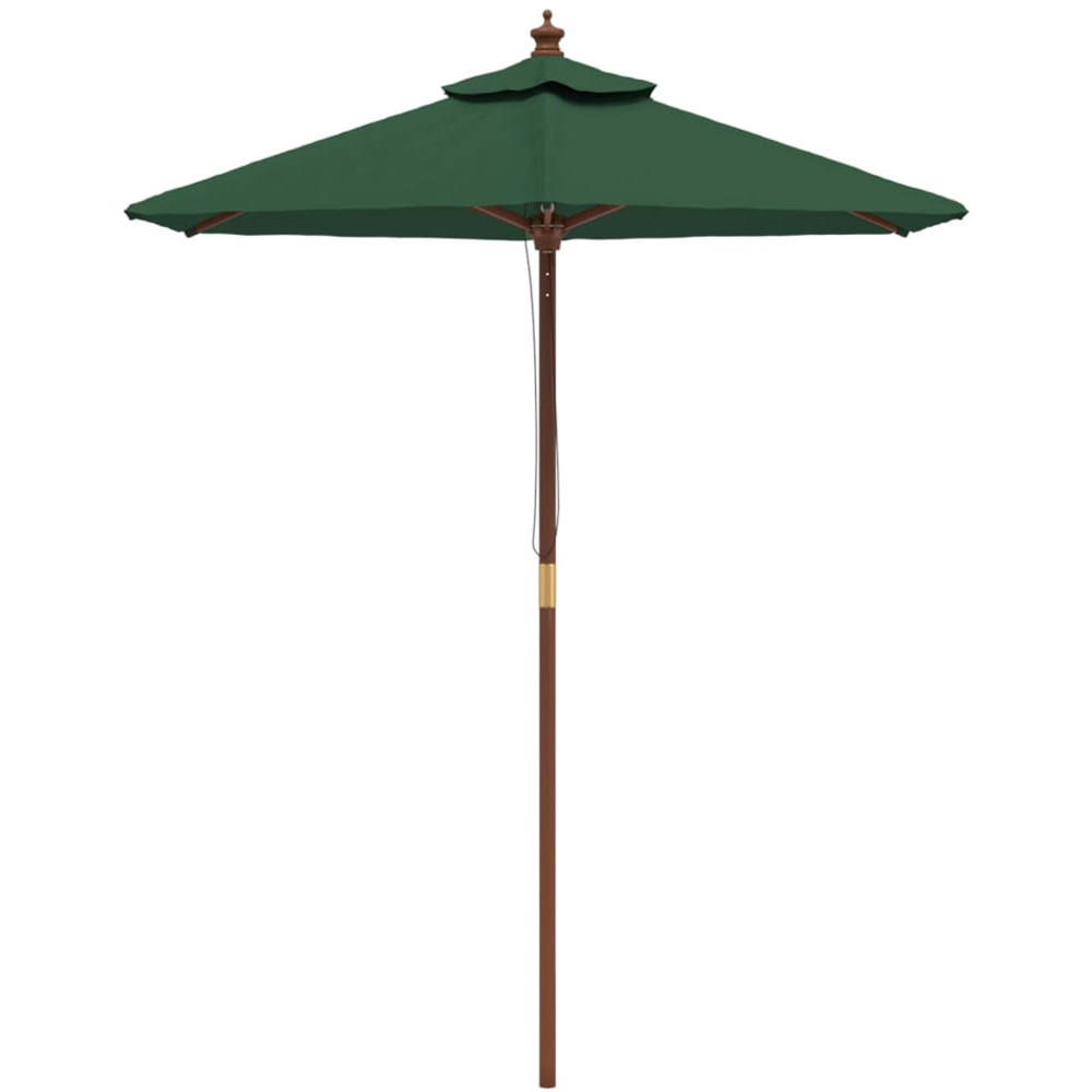 vidaXL Green Garden Parasol 2.3 x 1.9m Image 2