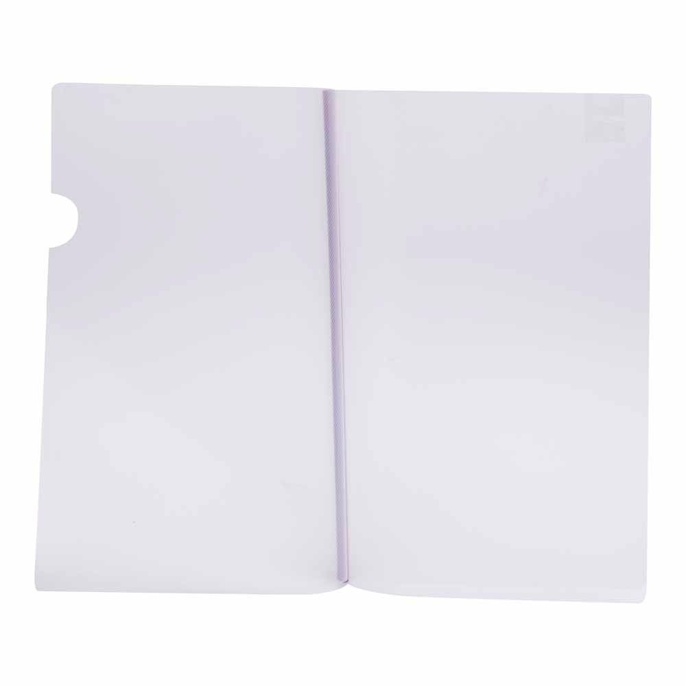 Wilko A4 Clear Document Folder with Assorted Coloured Edges 5 pack Image 6