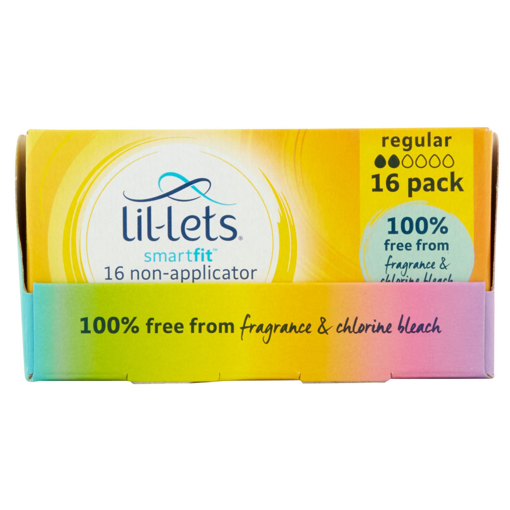 Lil Lets Regular Non Applicator Tampons 16 Pack Case of 12 Image 4