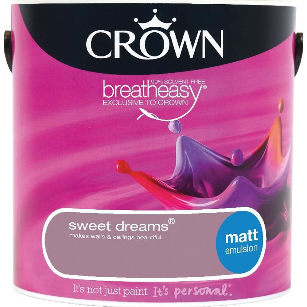 Crown Matt Emulsion Paint                         Sweet Dreams 2.5L Image 1