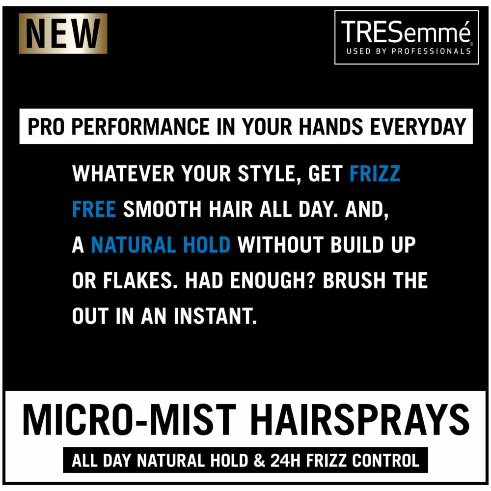 TRESemme Extra Hold Hairspray 400ml Image 8